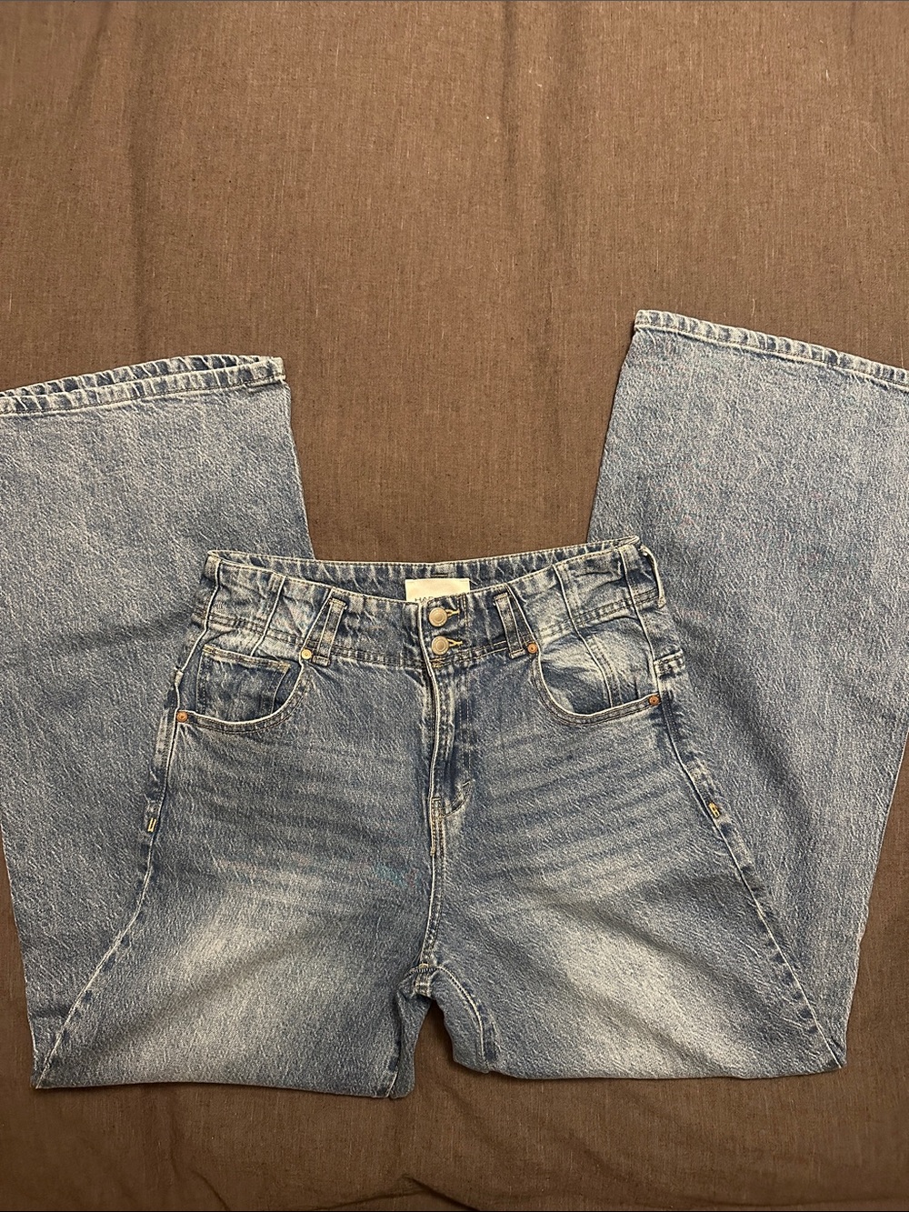 Habitual Light Blue High-Rise Wide Leg Jeans